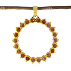 Garnet Essential Egyptian Silver multiple Daniela Armor Red Pendant Jewelry