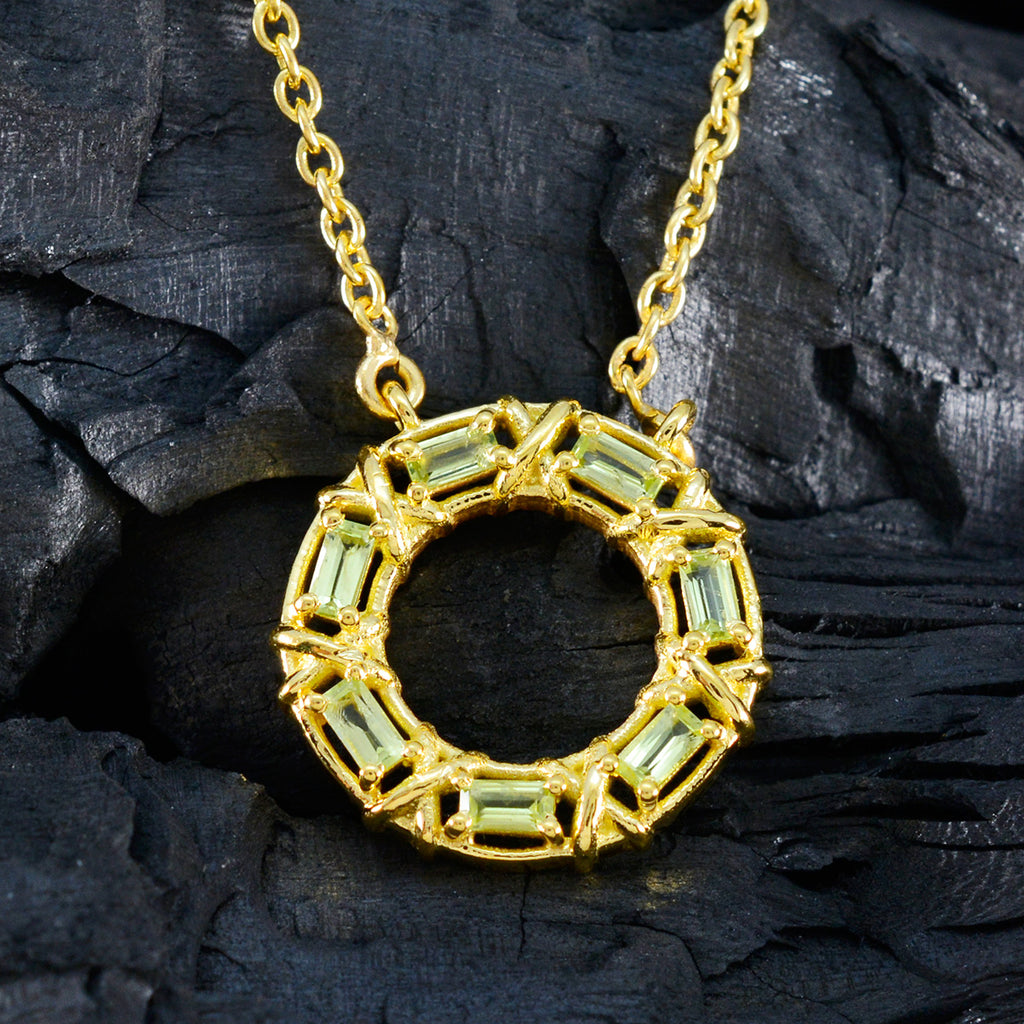 Peridot Statement Moroccan Silver Hepta Zoe Sophisticated Green Pendant Jewelry