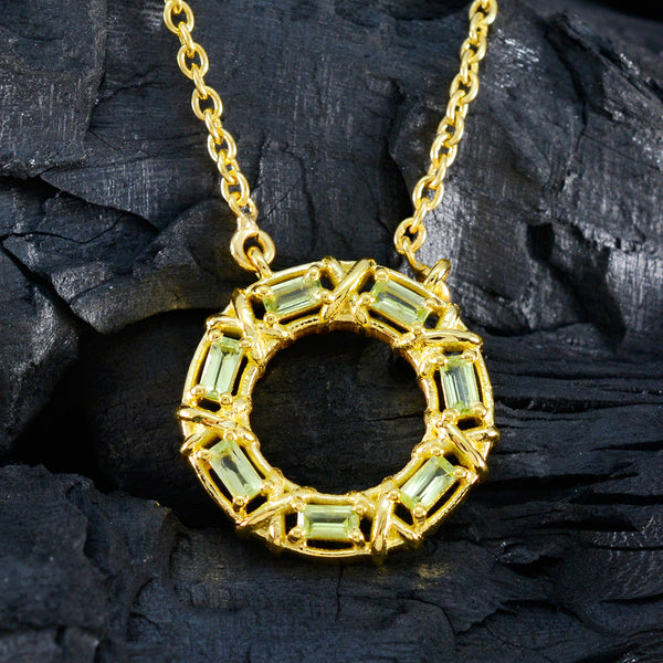 Peridot Statement Moroccan Silver Hepta Zoe Sophisticated Green Pendant Jewelry
