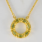 Peridot Statement Moroccan Silver Hepta Zoe Sophisticated Green Pendant Jewelry