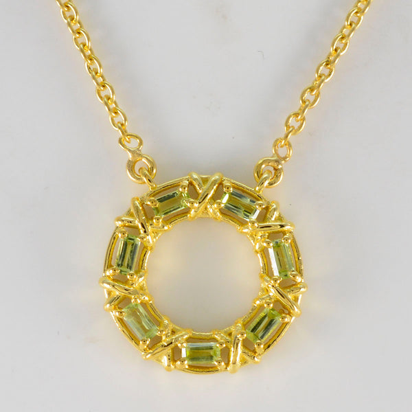 Peridot Statement Moroccan Silver Hepta Zoe Sophisticated Green Pendant Jewelry