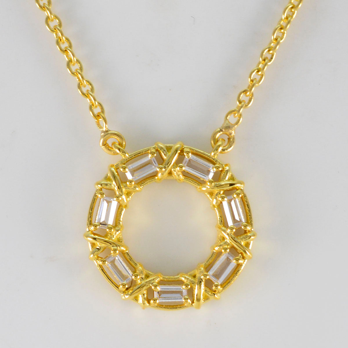 Cubic Zirconia Statement American 92.5 Silver Hepta Yasmine Fairytale White Pendant Jewellery