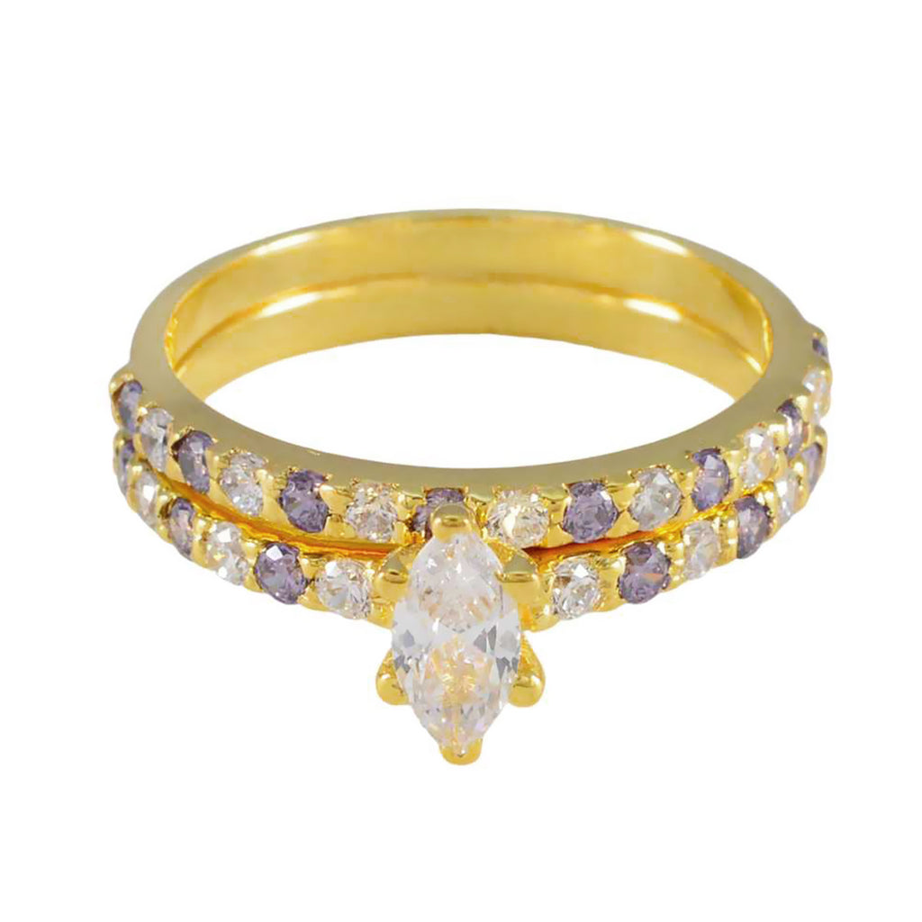 Amethyst Halo Korean Silver Purple Gems Whisper thin Engagement Ring Jewelry