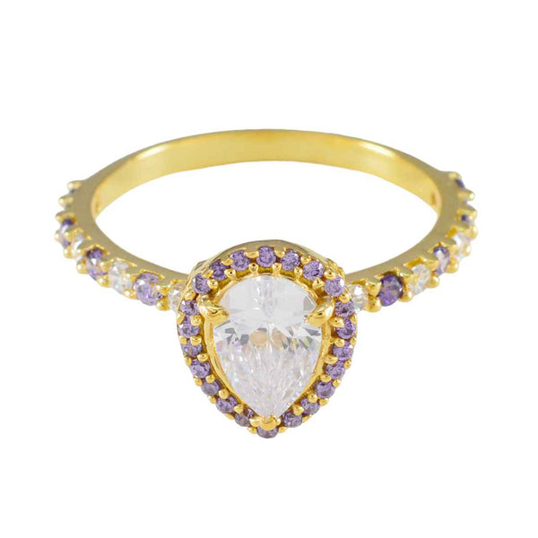 Amethyst Halo Latin American 92.5 Silver Purple Gemstone Delicate Sophisticated Ring Jewellery