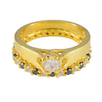 Blue Sapphire CZ multiple Korean Sterling Silver Blue Gems Slim Love Ring Jewelry