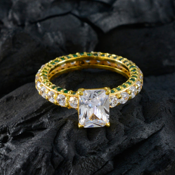 Emerald CZ Halo Latin American Sterling Silver Green Gems Whisper thin Engagement Ring Jewellery