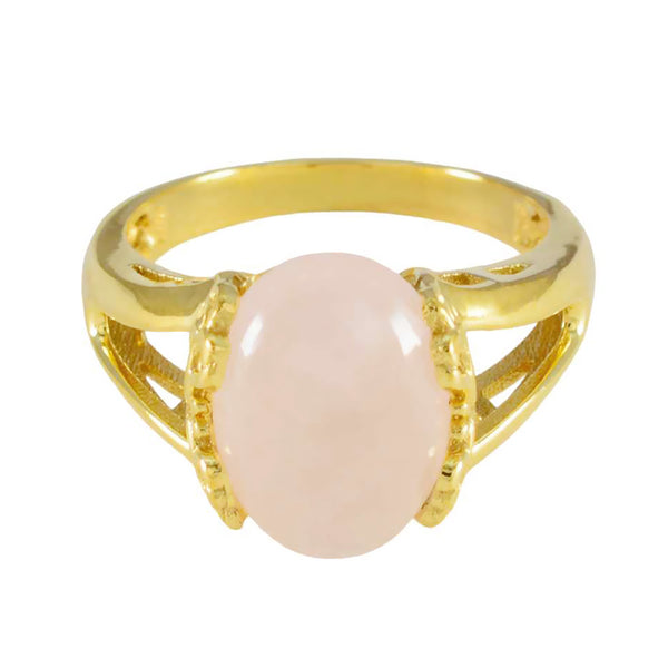 Rose Quartz Solitaire American Sterling Silver Pink Gems Slim Ethnic Ring Jewellery