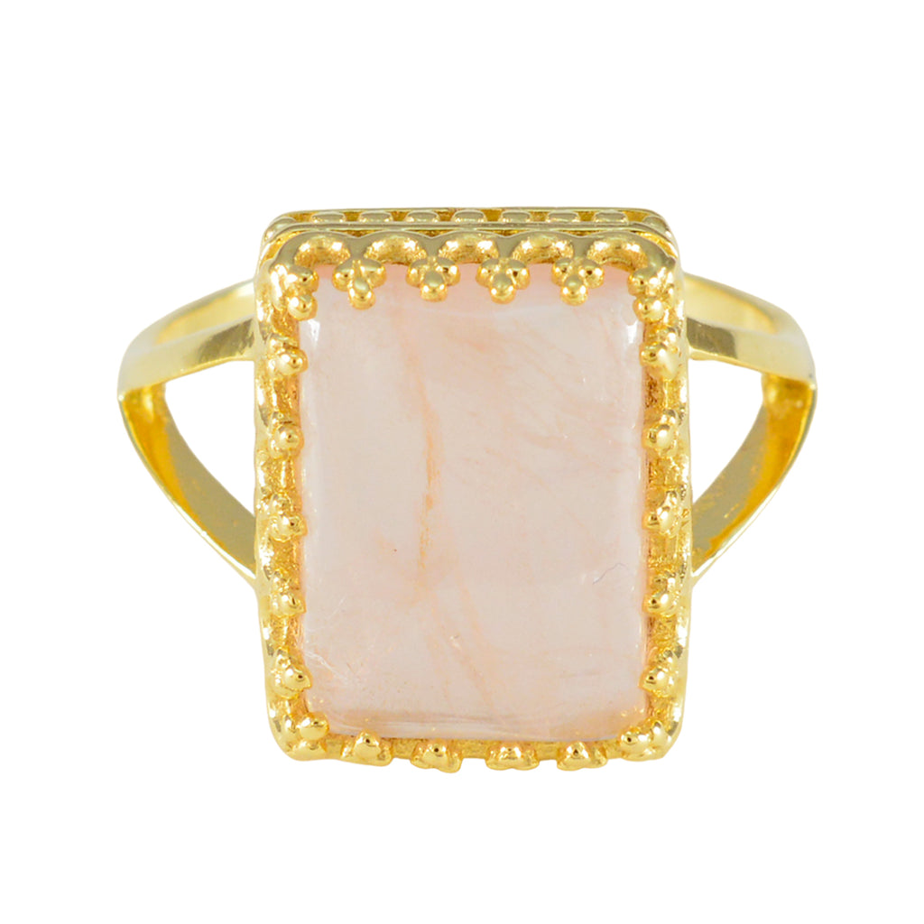 Rose Quartz Solitaire Latin American 92.5 Silver Pink Gemstones Classic Engagement Ring Jewelry