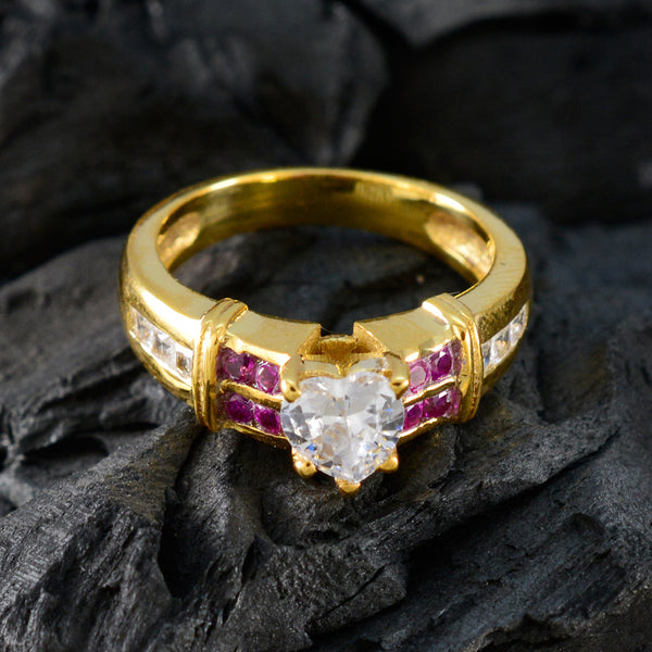Ruby CZ Halo Latin American 92.5 Silver Red Gems Whisper thin Romantic Ring Jewellery
