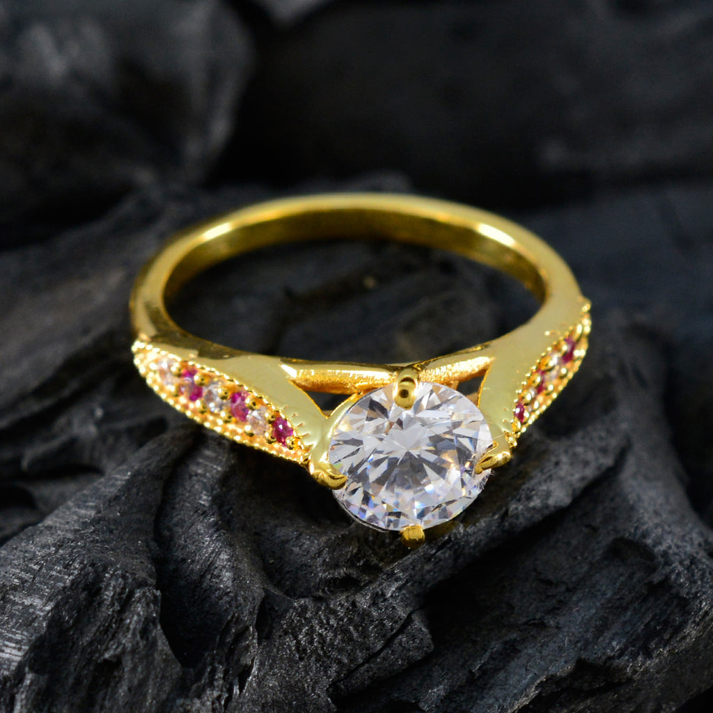Ruby CZ Halo American 92.5 Silver Red Gemstones Delicate Graceful Ring Jewellery