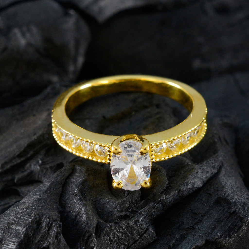 White CZ multiple Korean Silver White Gemstone Delicate Glamorous Ring Jewelry