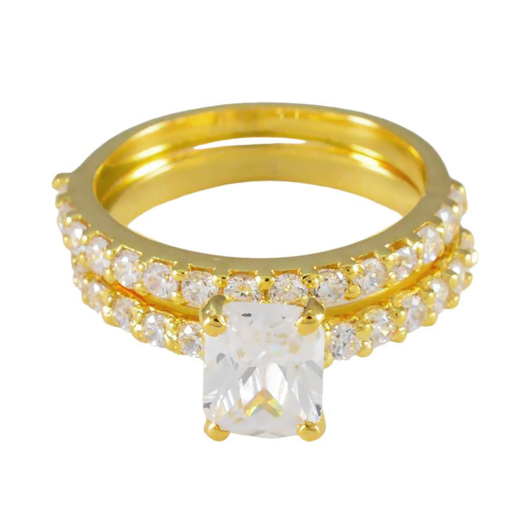 White CZ Halo Indian 92.5 Silver White Gemstone Whisper thin wedding Ring Jewelry