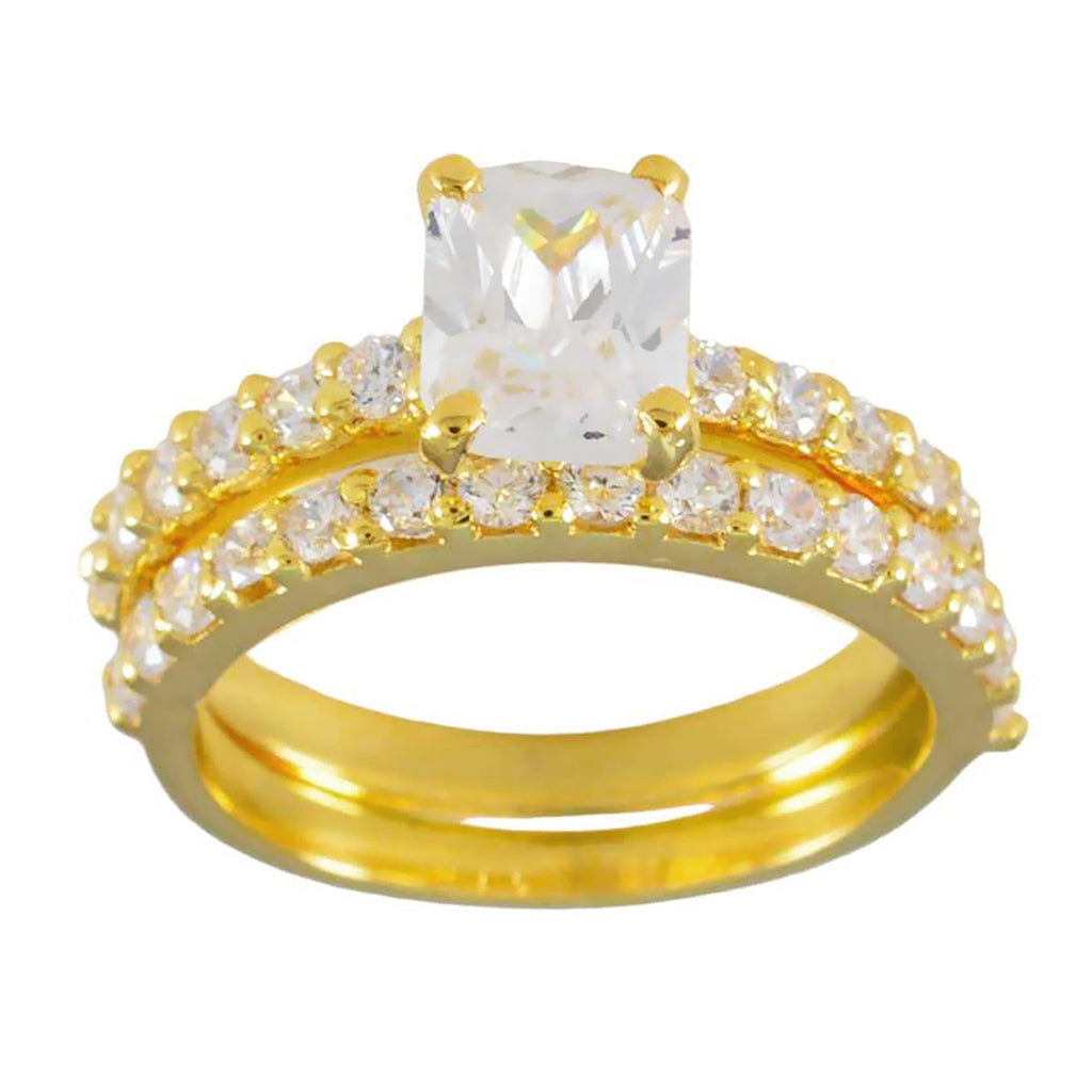 White CZ Halo Indian 92.5 Silver White Gemstone Whisper thin wedding Ring Jewelry
