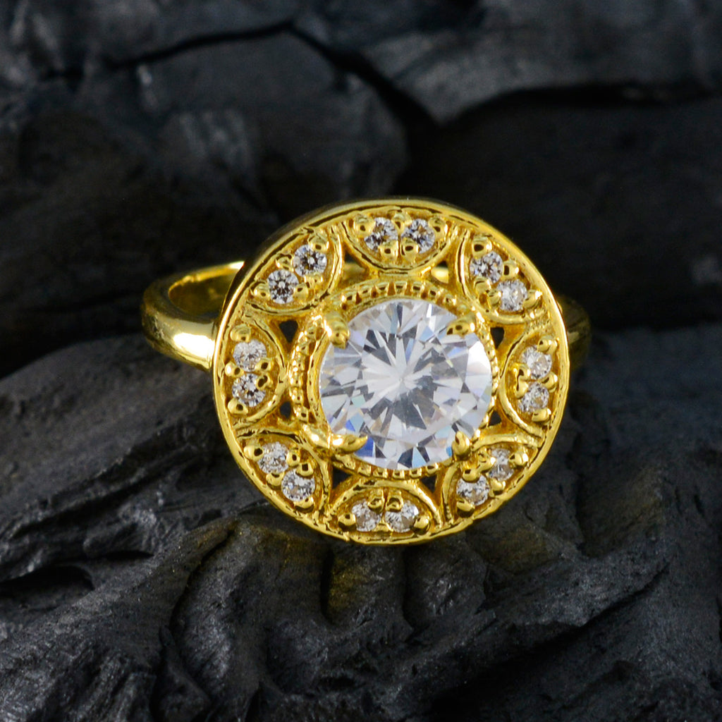 White CZ Halo Latin American Silver White Gemstones Whisper thin wedding Ring Jewellery
