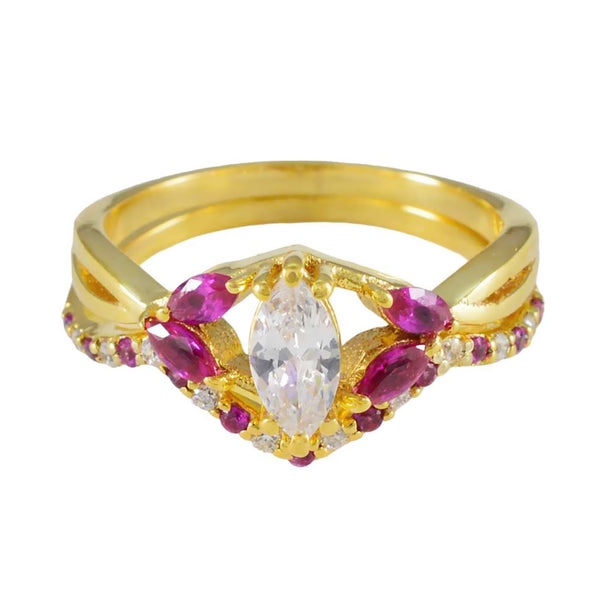 White CZ Halo Korean Sterling Silver White Gemstone Whisper thin wedding Ring Jewelry