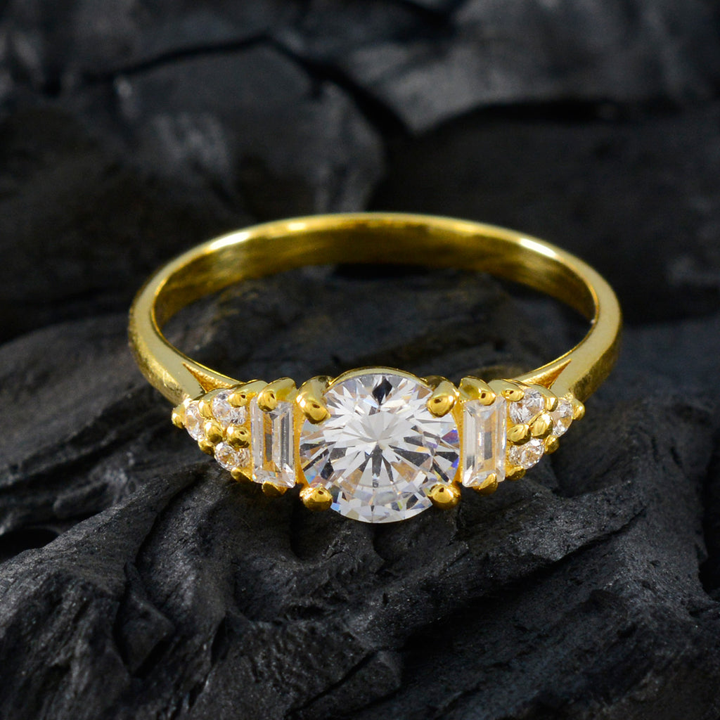 White CZ Halo American Silver White Gemstones Delicate Fairytale Ring Jewellery