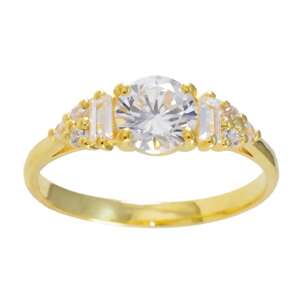 White CZ Halo American Silver White Gemstones Delicate Fairytale Ring Jewellery
