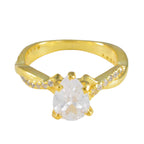 White CZ Halo Indian Sterling Silver White Gems Whisper thin Promise Ring Jewelry