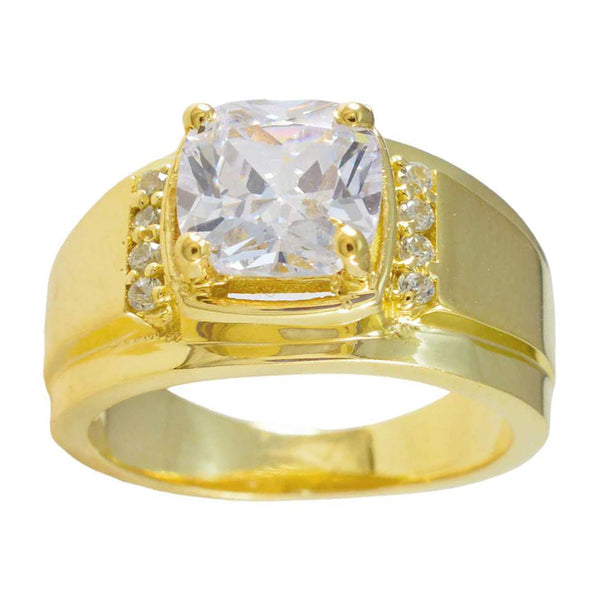 White CZ Halo Korean 925 Sterling Silver White Gems Mid weight wedding Ring Jewelry