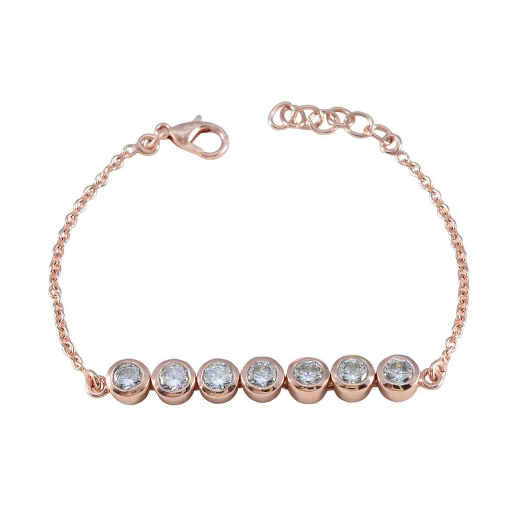 White CZ Baby Shower Whisper-thin White 925 Silver Tennis Bracelet