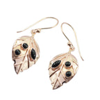 Black-Onyx-Russian-Hazel-multiple-Dangle-Black-Sterling-Silver-Earring