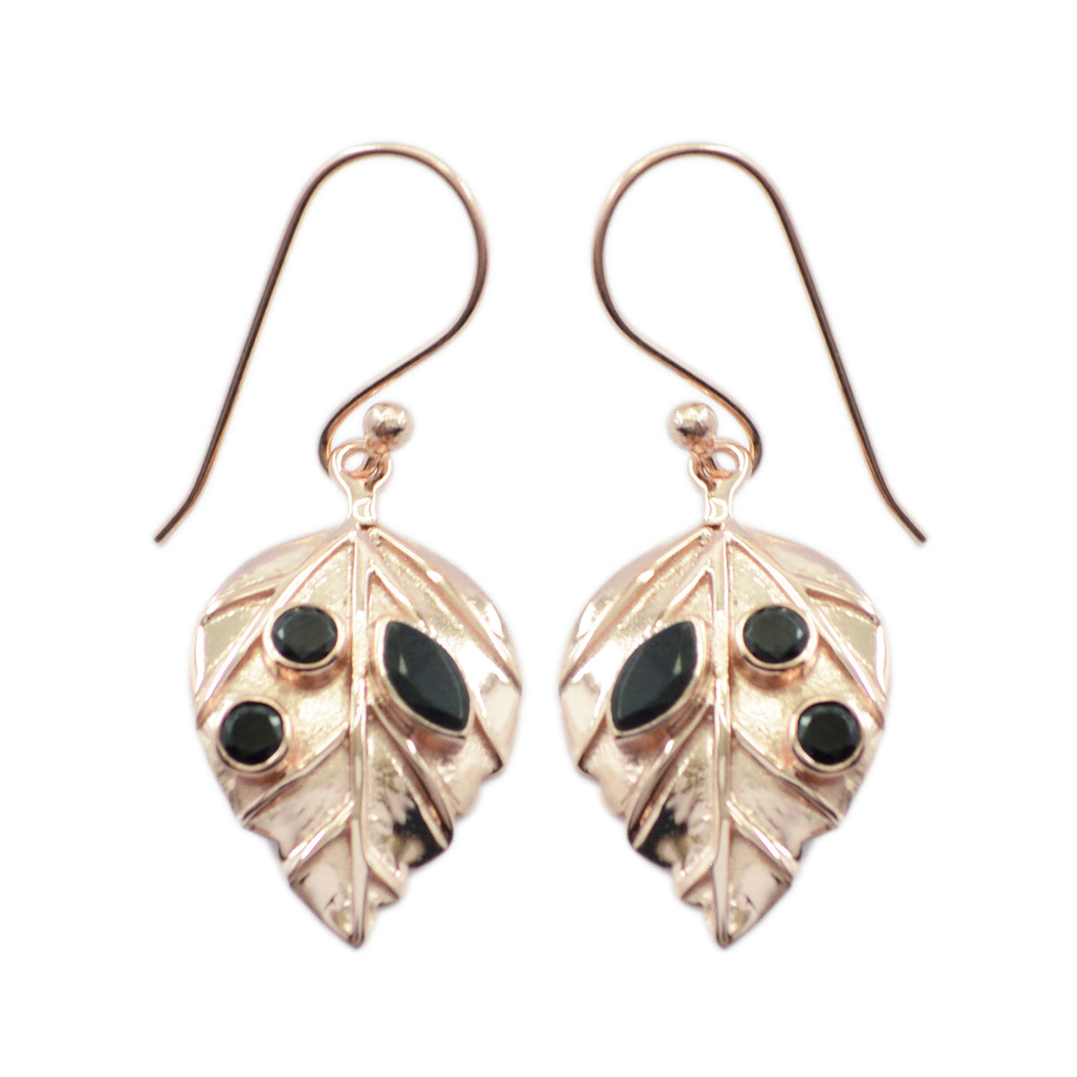 Black-Onyx-Moroccan-Ida-multiple-Dangle-Black-925-Silver-Earring Hoofdafbeelding