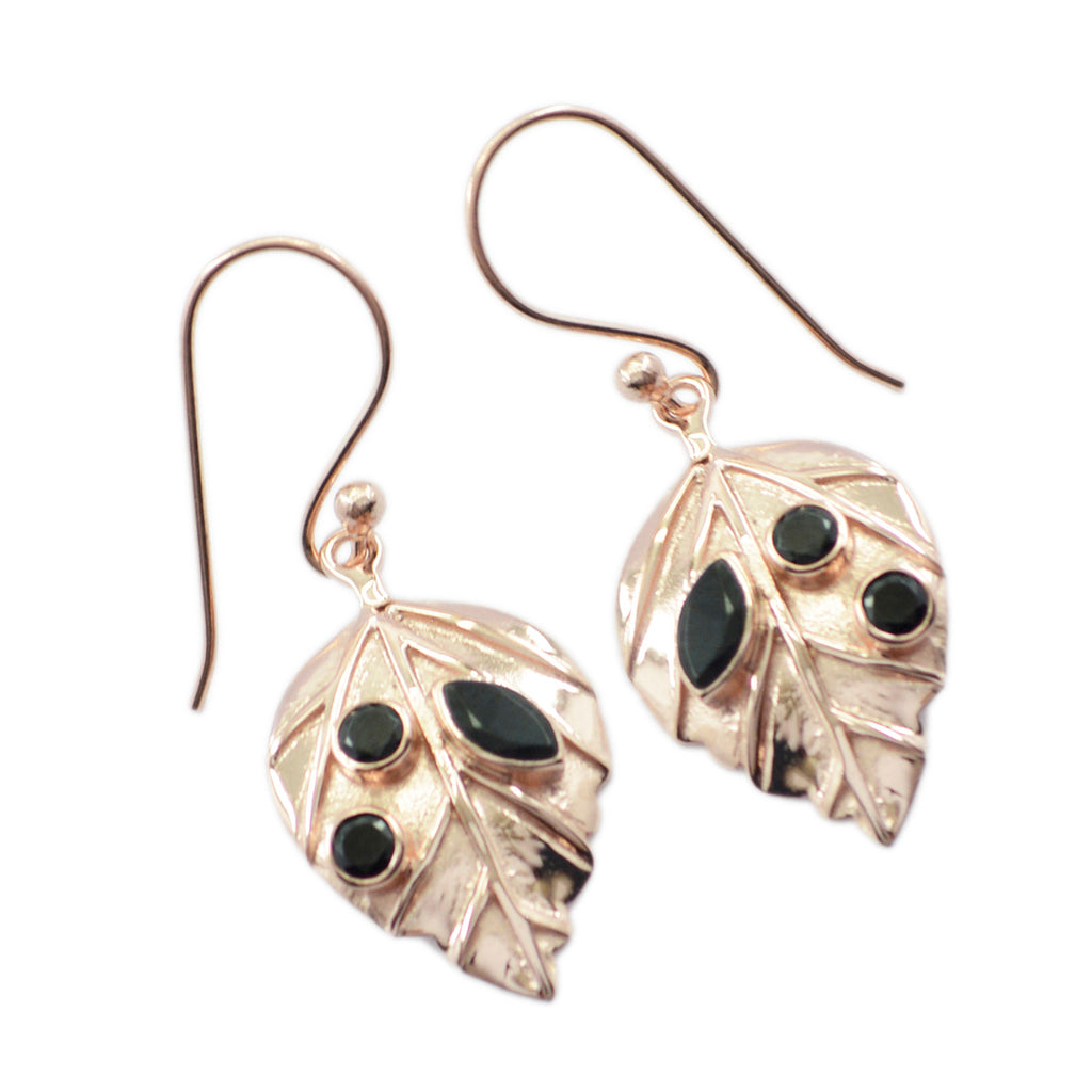 Black-Onyx-Moroccan-Ida-multiple-Dangle-Black-925-Silver-Earring