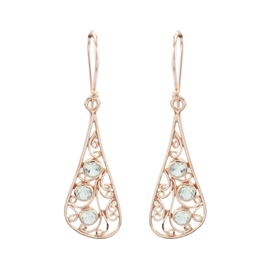Blue-Topaz-Spanish-Chloe-multiple-Dangle-Blue-Sterling-Silver-Earring