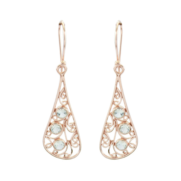 Blue-Topaz-Spanish-Chloe-multiple-Dangle-Blue-Sterling-Silver-Earring