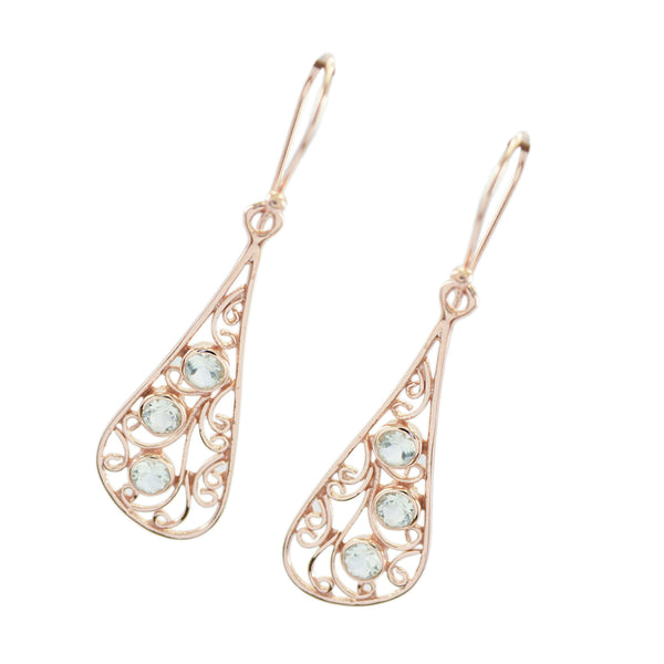Blue-Topaz-Spanish-Chloe-multiple-Dangle-Blue-Sterling-Silver-Earring