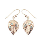 Blue-Topaz-Egyptian-Ines-multiple-Dangle-Blue-92.5-Silver-Earring