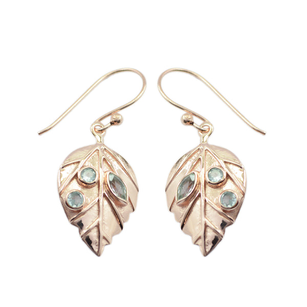 Blue-Topaz-Egyptian-Ines-multiple-Dangle-Blue-92.5-Silver-Earring
