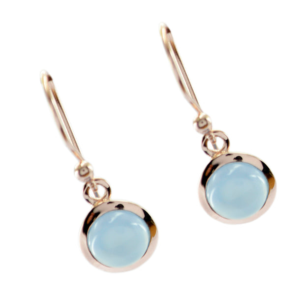 Chalcedony-German-Maya-Solitaire-Dangle-Blue-92.5-Silver-Earring
