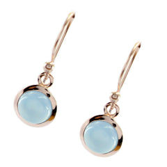 Chalcedony-German-Maya-Solitaire-Dangle-Blue-92.5-Silver-Earring