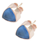 Blue-Chalcedony-American-Mei-Solitaire-Stud-Blue-92.5-Silver-Earring