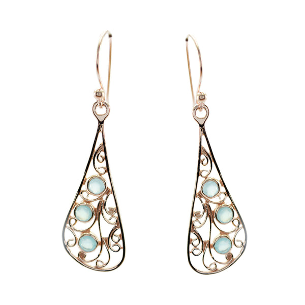 Chalcedony-Latin-American-Claire-multiple-Dangle-Blue-925-Silver-Earring