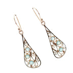 Chalcedony-Latin-American-Claire-multiple-Dangle-Blue-925-Silver-Earring