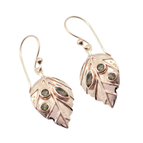 Green-Amethyst-American-Inès-multiple-Dangle-Green-925-Sterling-Silver-Earring