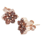 Garnet-Japanese-Teresa-multiple-Stud-Red-92.5-Silver-Earring