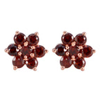 Garnet-American-Nora-multiple-Stud-Red-925-Silver-Earring