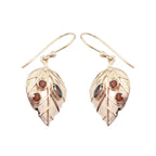 Garnet-Korean-Isabel-multiple-Dangle-Red-Silver-Earring