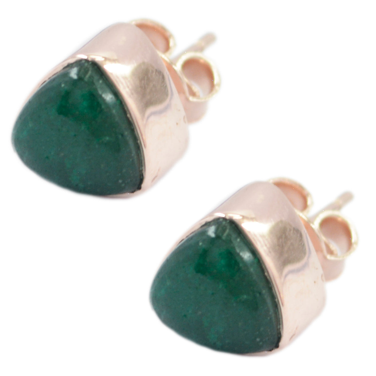 Indian-Emerald-American-Amanda-Solitaire-Stud-Green-925-Sterling-Silver-Earring Главное изображение товара