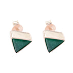 Indian-Emerald-Moroccan-Xiu-Solitaire-Stud-Green-Sterling-Silver-Earring