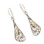 Lemon-Quartz-German-Eleanor-multiple-Dangle-Yellow-925-Sterling-Silver-Earring