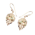 Lemon-Quartz-Middle-Eastern-Ivy-multiple-Dangle-Yellow-925-Sterling-Silver-Earring