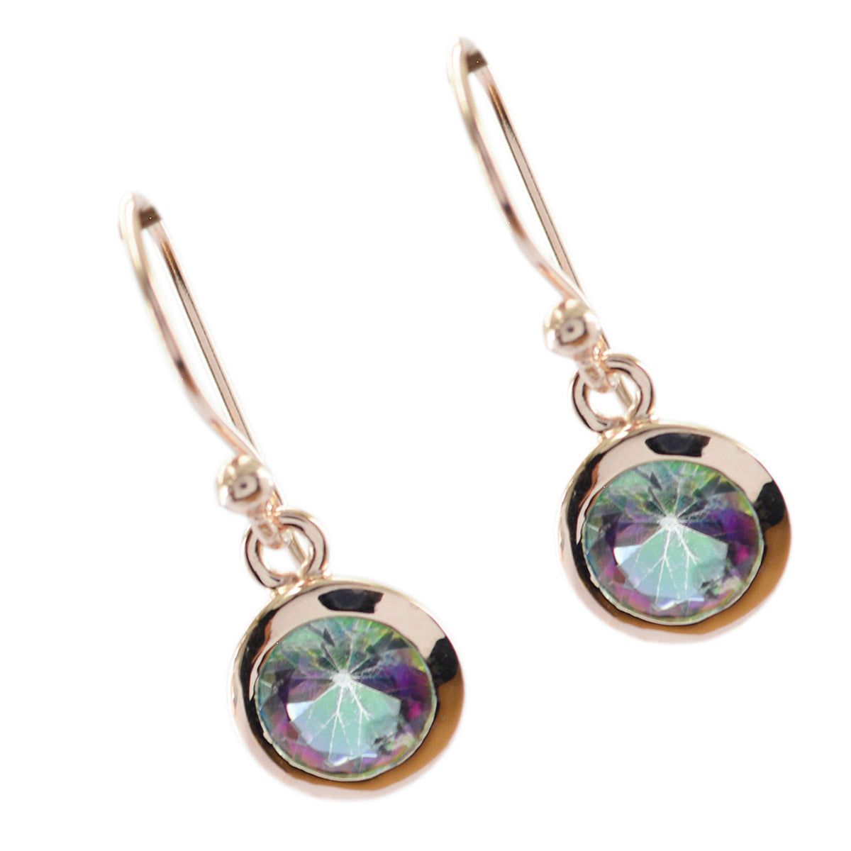 Mystic-Quartz-American-Nora-Solitaire-Dangle-multicolor-92.5-Silver-Earring