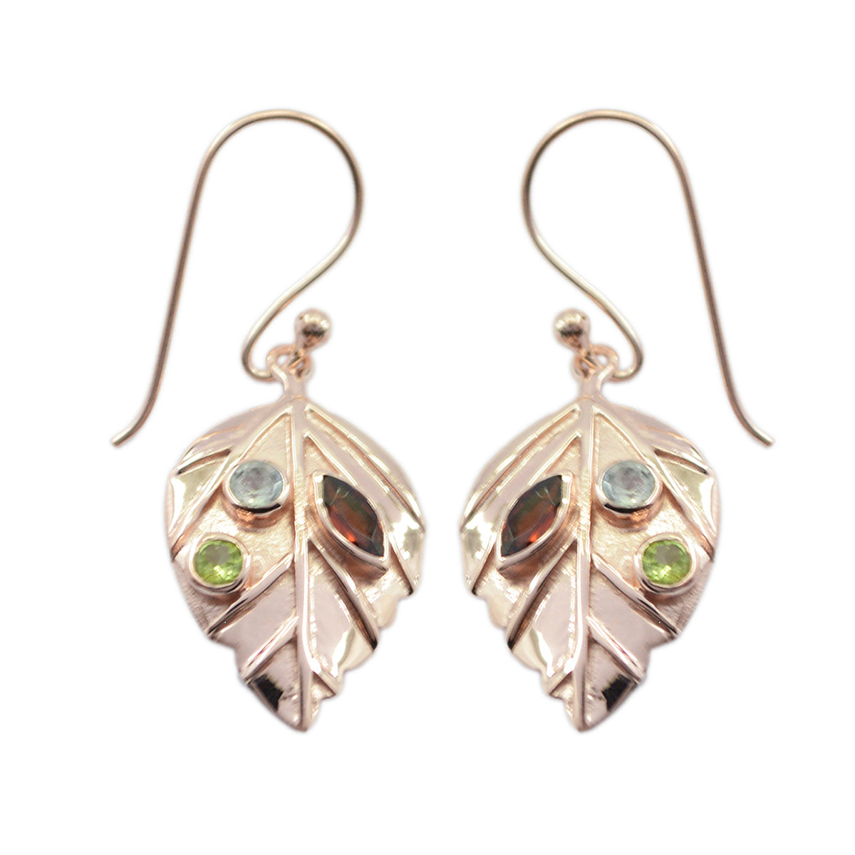 Multi-Mexican-Josephine-multiple-Dangle-multicolor-Silver-Earring メイン画像