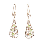 Peridot-African-Elena-multiple-Dangle-Green-Silver-Earring
