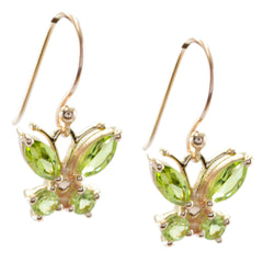 Peridot-American-Lily-multiple-Dangle-Green-Sterling-Silver-Earring