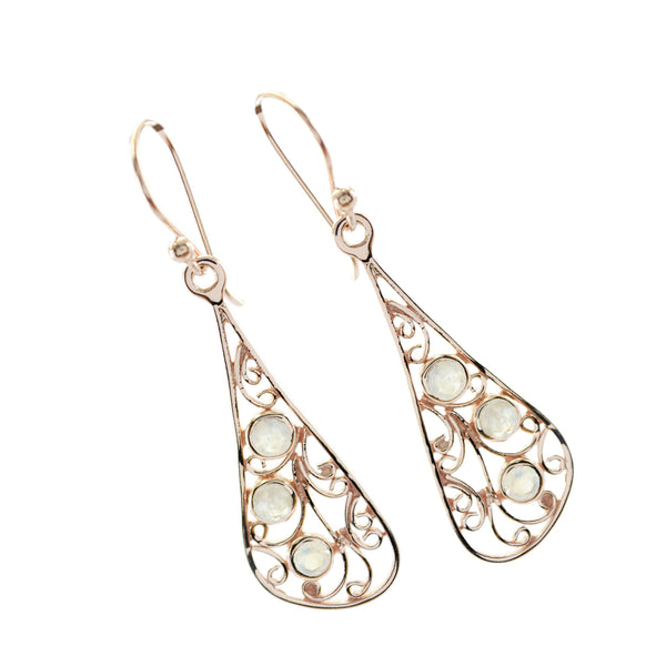 Rainbow-Moonstone-Russian-Eliza-multiple-Dangle-White-Sterling-Silver-Earring